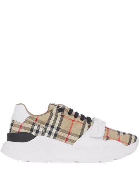 brown burberry sneakers|padded classic burberry sneakers.